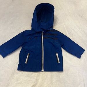 Mayoral Navy Blue Hooded Rain Jacket for Kids